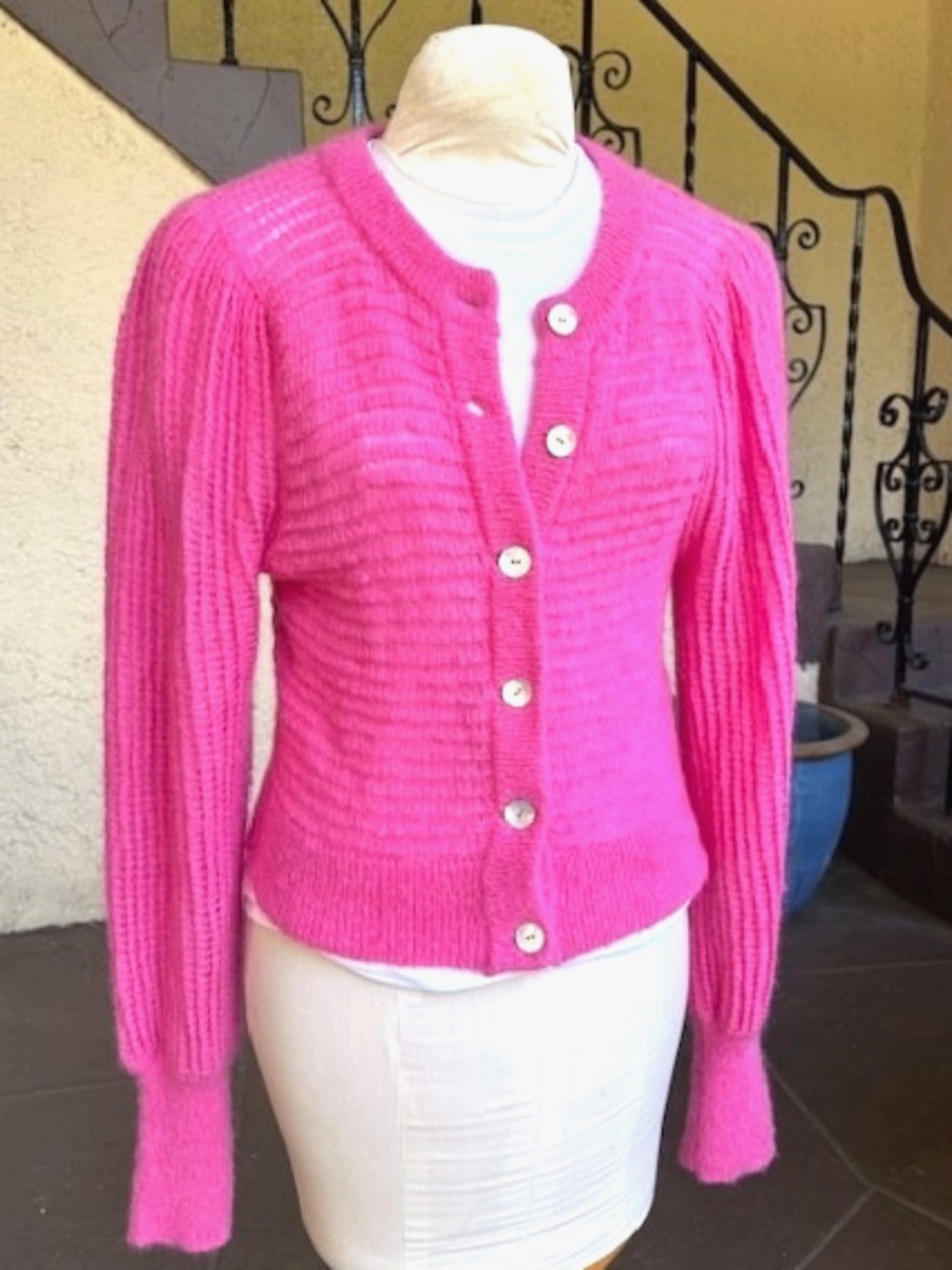 $138 WILFRED ARTIZIA Alessia Alpaca/Mohair Cardigan Sweater NWOT/sz S - Picture 12 of 16